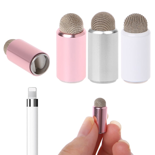 1st Stylus Cap Pennlock Ledande tygspets Ersättning för Apple Pencil White