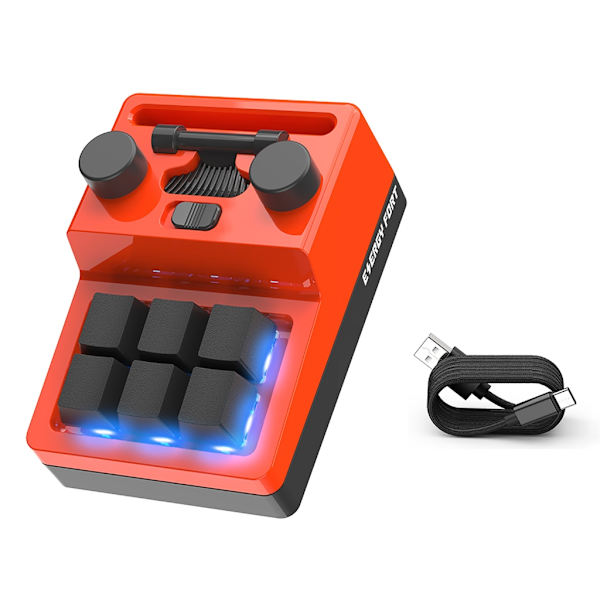 USB Mukautettava Näppäimistön Äänenvoimakkuusnuppi Ohjelmointi Makro Pelaaminen Photoshop-Hotswap Näppäimistö Mekaaninen Punainen Kytkin BT-2.4Ghz