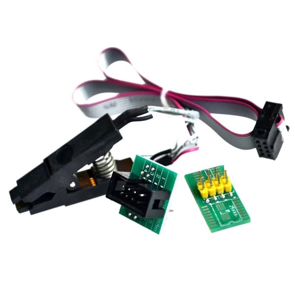 SOIC8 SOP8 Testklämma för EEPROM 93CXX 25CXX 24CXX Krets Programmeringsadapter