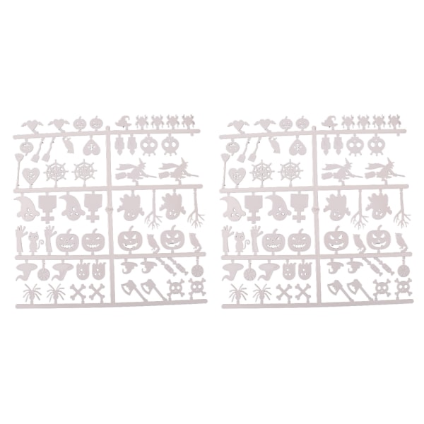 Set av 2 tecken för filtbrevtavla anslagstavla brevtavla Plast Halloween bokstäver för hemmakontorsdekoration