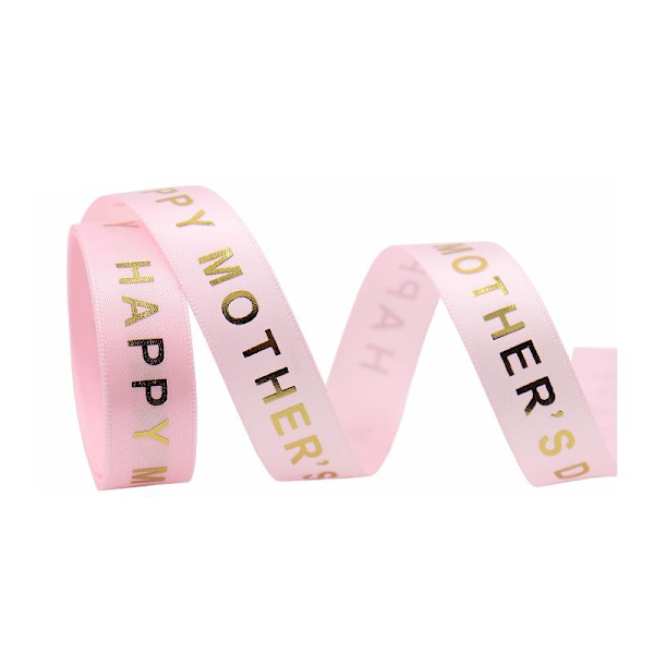 Grattis på Mors dag Band 10/50/100 Yard Bronzing Craft Ribbons Roll 10 yard