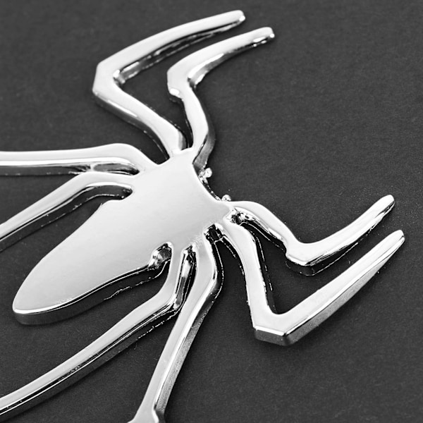 3D Bilmærke HOT Universal Metal Spider Emblem Chrome Motor Decal Ornament