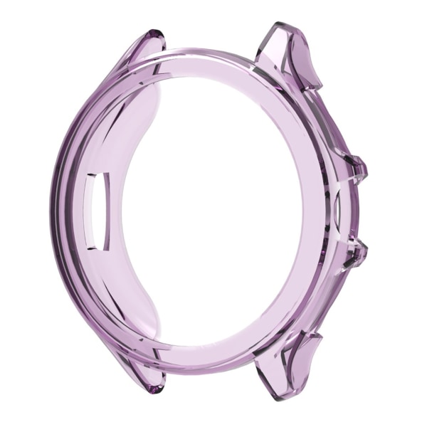 Stötsäker Lämplig för Watch 2 Pro TPU Skärmskydd Bumper Shell Cover Reptåligt hölje Slitstarkt Transparent purple