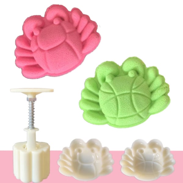 Cookie Stämplar Djurform Mooncake Form Hand-Pressure Moon Cake Makers DIY Baking Tool för MidAutumn Festival