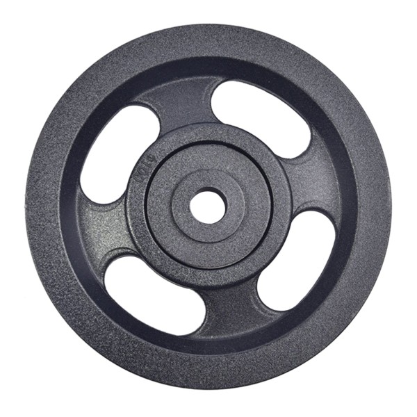 Nylon remskiva hjul 100 mm svart hjul kabel Gym Fitness utrustning del Träningsmaskin del och remskiva tillbehör