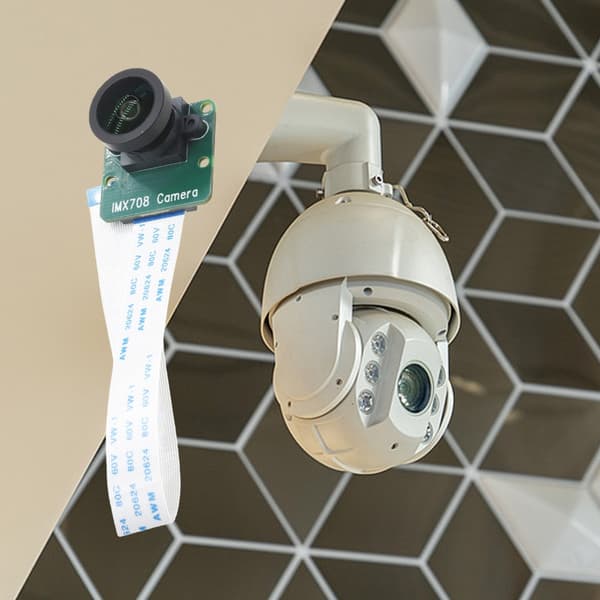 12MP IMX708 sensor-kamerakort med 152 graders diagonal synsfelt