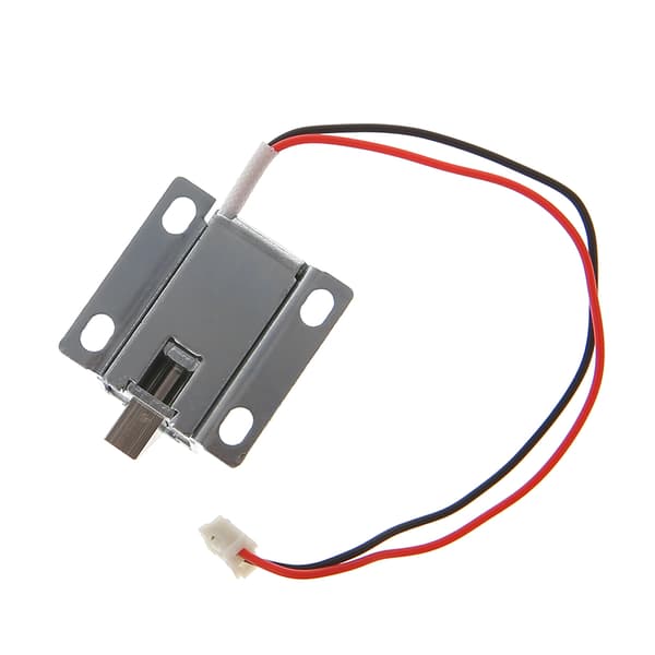 DC 12V Elektronisk Dörrlås Säker Kompakt Solenoid för Ventillås Symmetrisk