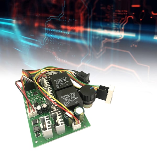 PWM-moottorin nopeudensäädin DC10-55V digitaalinen kaksisuuntainen nopeudensäädin Multicolor Without shell