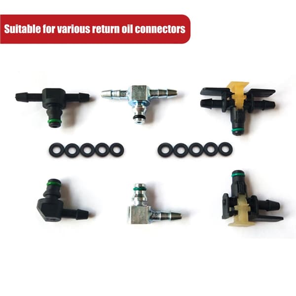 Backflow Pipe Connector O-ringar Ersättningsgummitätningar för 110-serien