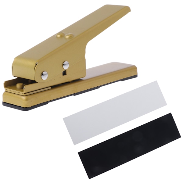 Gitarrplektrum DIY Plektrum Stansmaskin Metallskärare Plektrum Sax Slippapper