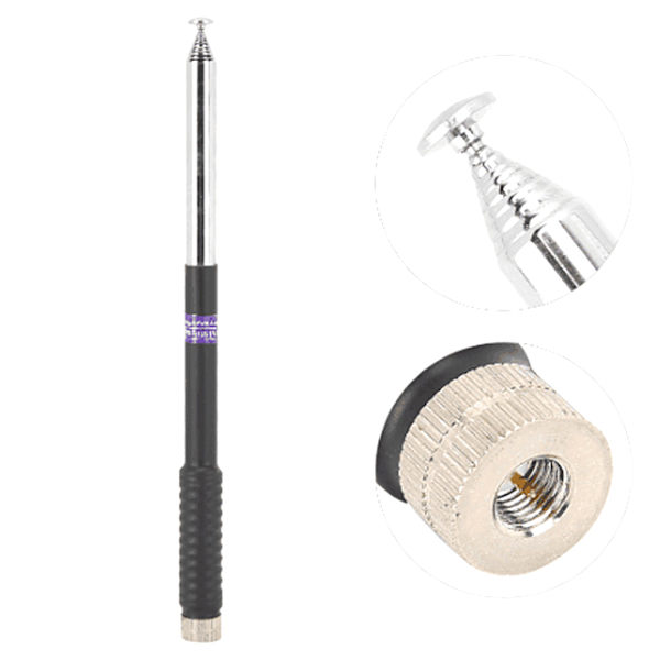 Teleskopisk utdragbar lång räckvidd 130 cm 50'' SMA-hanantenn för handhållen VC0 Astro 220 320 430 900 för Alpha 50 10