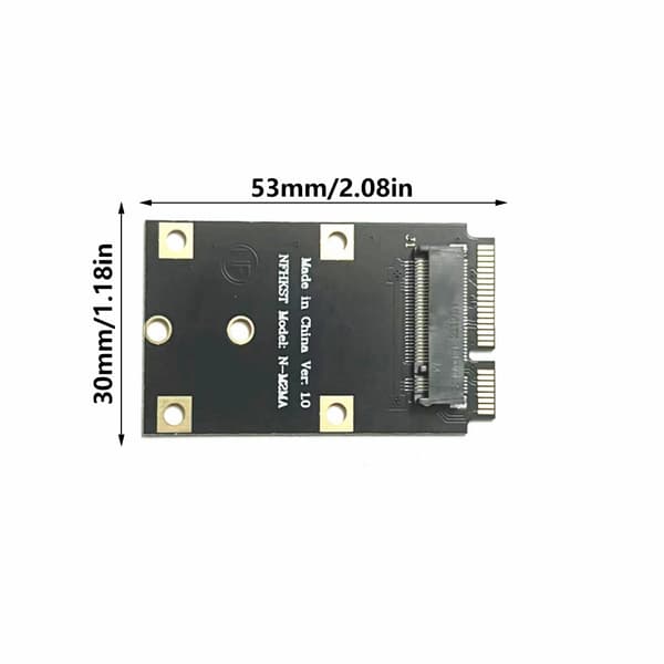 PCIe NVMe M.2 SSD -sovitin 2230- ja 2242-standardeille