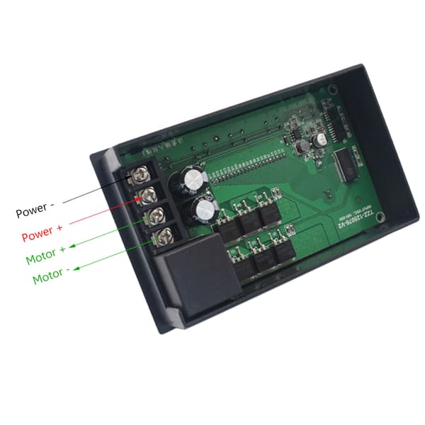 Digital 0~100% PWM Motorhastighedsregulator DC 12V 24V 36V 48V 40A til tidsstyring