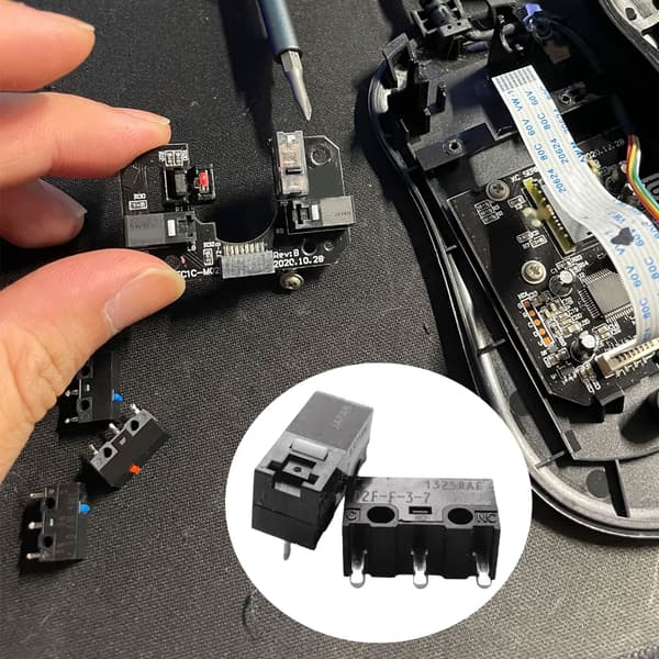 20M klik D2F-F-3-7 0.74N mus mikroswitch computer museknap præcis