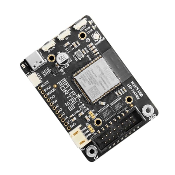 Internetdisplay med ESP32S3 LED-matriser, kompatibel med CircuitPython