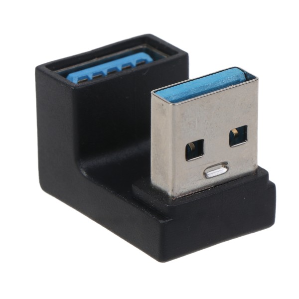 USB Typ A till Typ A-adapter Upp och ned Vinklad USB 3.0-adapter A hane till hona förlängning 180 grader 5 Gbps bärbar dator