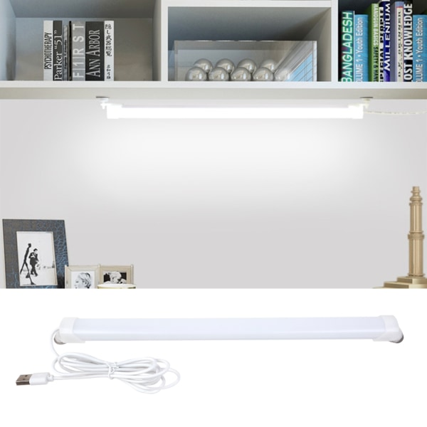 Långt LED-rör Nattljus Magnetisk USB Uppladdningsbart Nödljus Utomhus Bärbar Lång Strip Nödljus 32cm