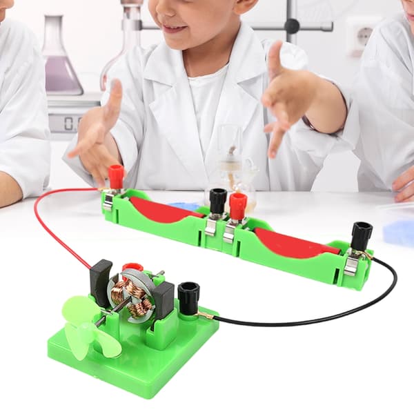 Experimentmotor Öppen Typ Elektrisk Motor Fläkt Elektromagnetism Experiment Set