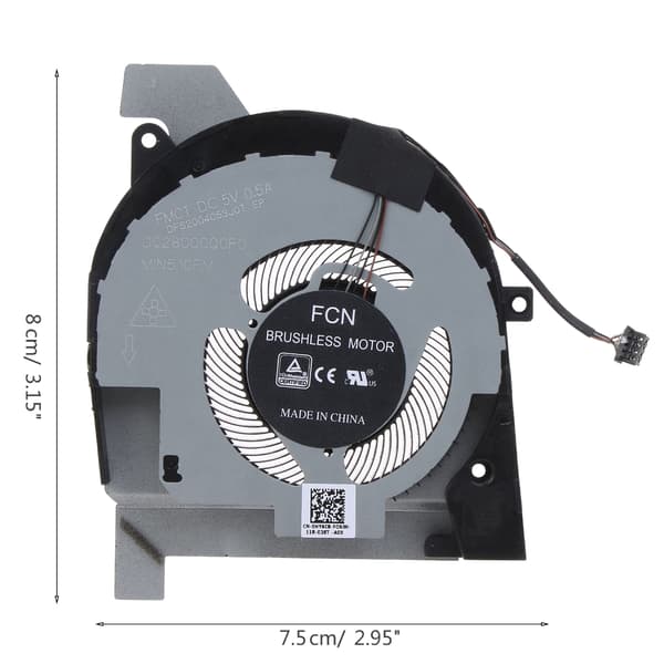 4-pin Køleplade til Precision 3541 3551 P80F 0CVMC1 DFS20004053J0T FLAN