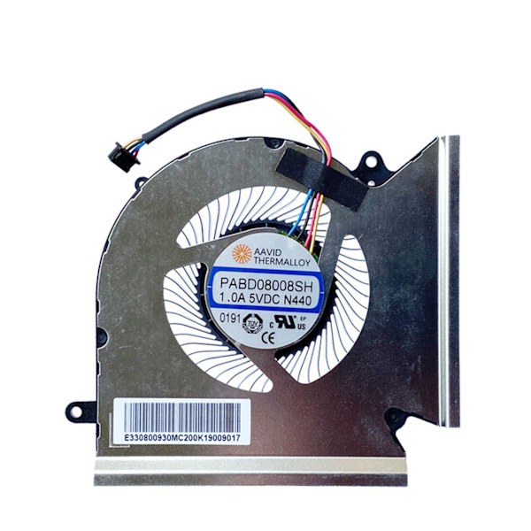 Laptop CPU GPU Kylfläkt för MSI GE66 GP66 GL66 N440 E330800930 N441 E330401690 4Pin 4Wire 5V 1.0A Bärbar Dator Radiator
