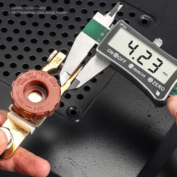 Batteri-isolator med bryter Brun Knot Universal for Bil Lastebil