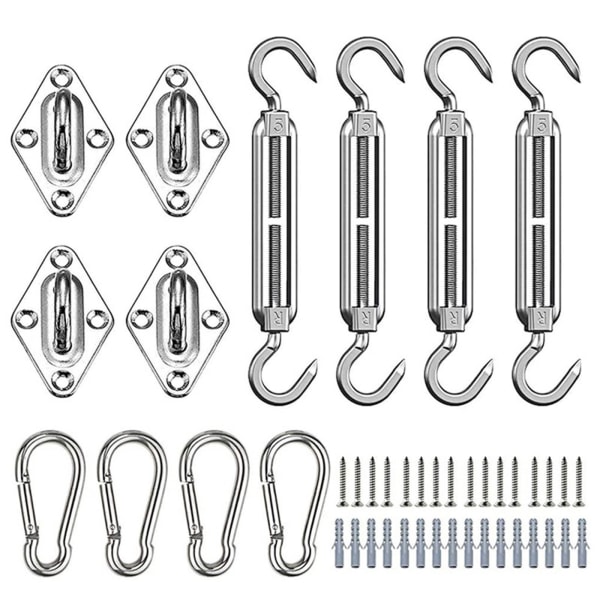 Skärm Segel Fixering Tillbehör Heavy Duty Utomhus Trädgård för Sol Skugga Segel kapell montering Rektangel Markis Tillbehör S 1