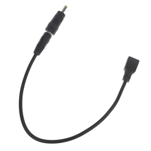Micro USB - 5.5x2.1mm sovitinkaapelisarja LED-valoille, kaiuttimille, kameroille 27CM