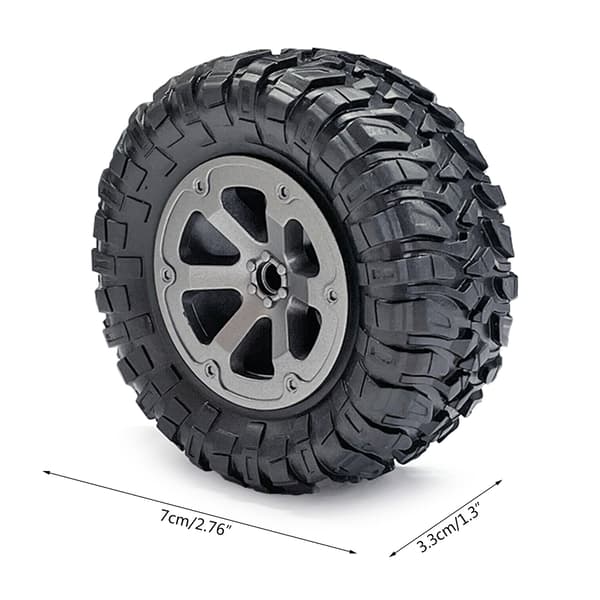 Holdbare R/C Crawler Hjul Dæk Nav & Dæk 4 STK/Sæt til WPL 1:12 4x4WD