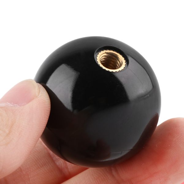 35 mm rund plätering toppkula för huvud för ZIPPY Joystick Arcade Rocker Ball för huvud för Pandora spelkonsol White