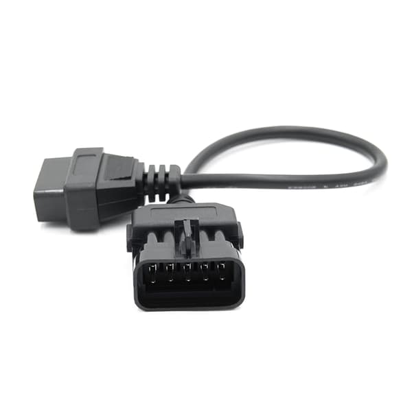 10-benet OBD-kabeladapter til bil sikrer langvarig brug og pålidelig forbindelse