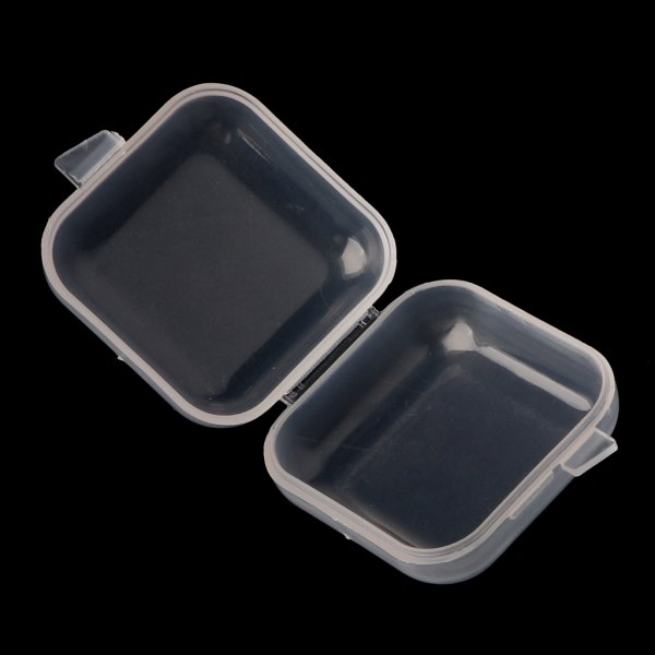 20x små klara plastpärlor förvaringsbehållare Box med lock för förvaring av små föremål Hantverkssmycke Hardware Stud