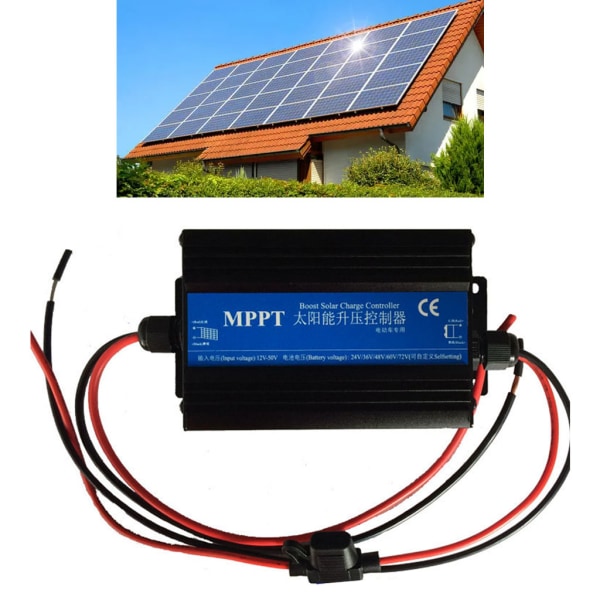24/36/48/60/72V MPPT Solar Charge Controller IP30 för skydd Boost Set-up Laddare Bilbatteri Laddningsspänning Regl