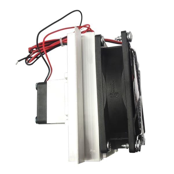 DC 12V halvleder luftkølingsenhed radiator med ventilator termoelektrisk køler