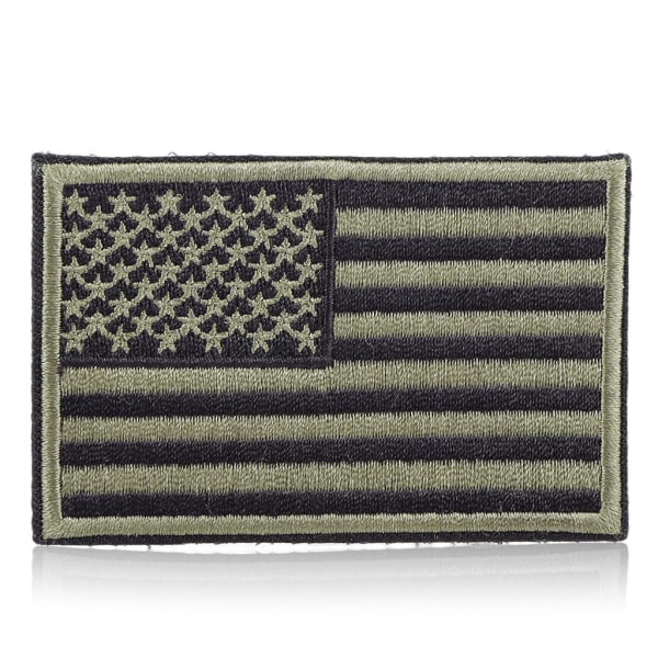 3/5 st 2020 broderi klistermärke Amerikanska flaggan Sy Armband Applikation Stort märke null - 3