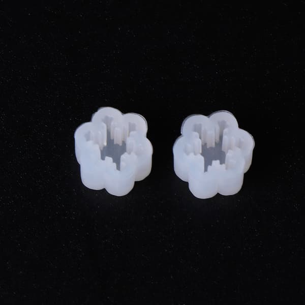 DIY Små Øredobber Stud Harpiksform 8 Par Øre Studs Krystall Epoksyform Dekor