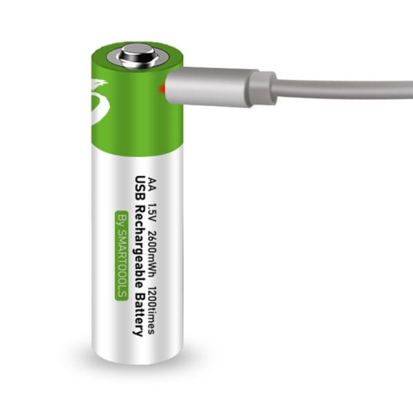 1,5V AA USB AA Uppladdningsbart USB AA-batteri för fjärrkontrollmus Liten fläkt Elektrisk leksaksersättningsbatteri