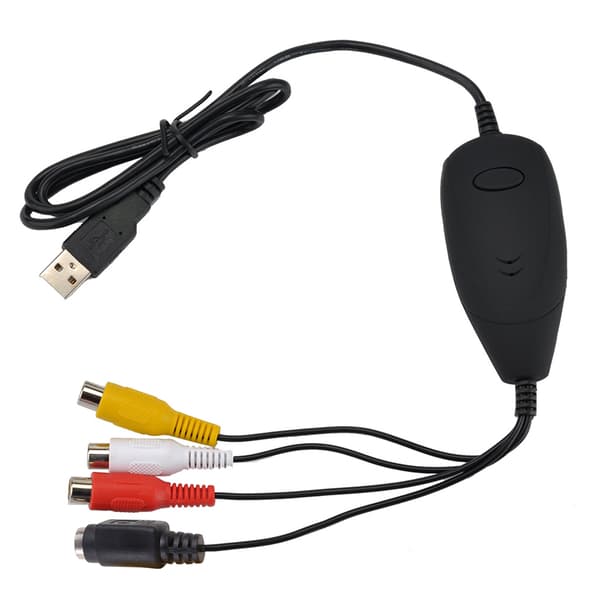 Ezcap172 USB Video Grabber Capture Converter Adapter VHS Videooptager DVD-videokamera til Windows 10-systemer
