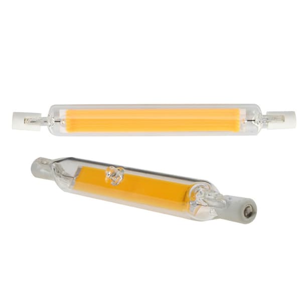 2 stk. dimbar LED-flomlys R7S-flomlys for lys Cold White 78mm 10W