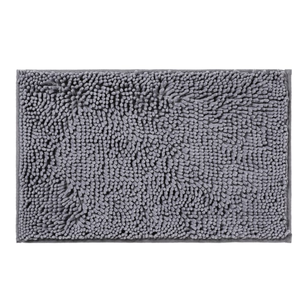 3st badrumsmattor set Chenille badmattor Superabsorberande Shaggy mattor Halkfri toalettmatta för badkar Dusch Fotdyna Mattor C