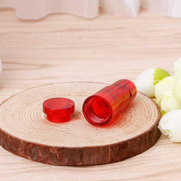 Bärbar Bullet Snuff Dispenser Snorter Raketform Akrylflaska Näsbox
