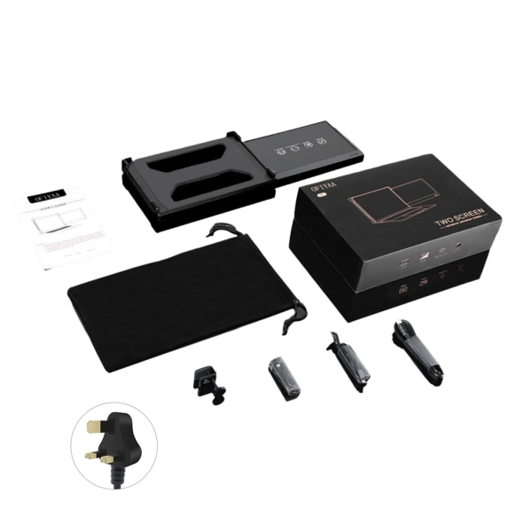 Bærbar Laptop Skærmforlænger med Beslag til USB 3.1 TPYE-C Output Computer Mobiltelefoner 16:9 Billedformat
