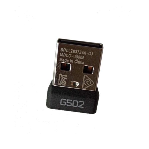 Original USB mottagare USB -signalmottagare-adapter för Logitech G502 G603 G900 G903 G304 G703 GPW GPX trådlös mus G903