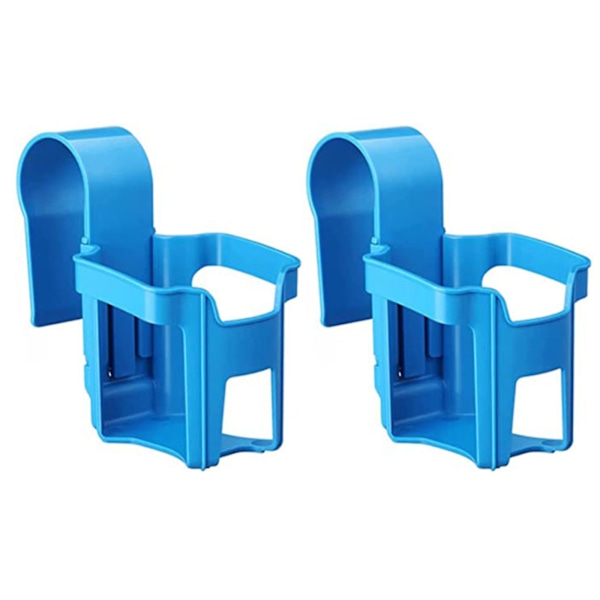Drikkeholder for basseng over bakken, 2 stk. koppholder for hagebasseng, drikkeholder for runde stenger 2'' og mindre