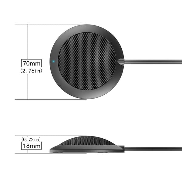Kondensator USB mikrofon Desktop 360 grader Pickup Game Voice Plug and for Play Computer Ultra Long Distance Microphone
