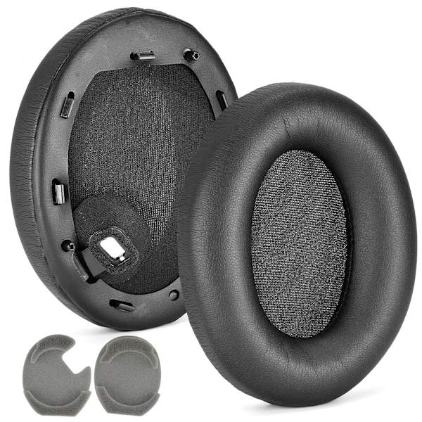 1 Par Øreputer Putetrekk Øreklokker Memory Foam for Sony-WH-1000XM4 1000X M4 Hodetelefoner Erstatning