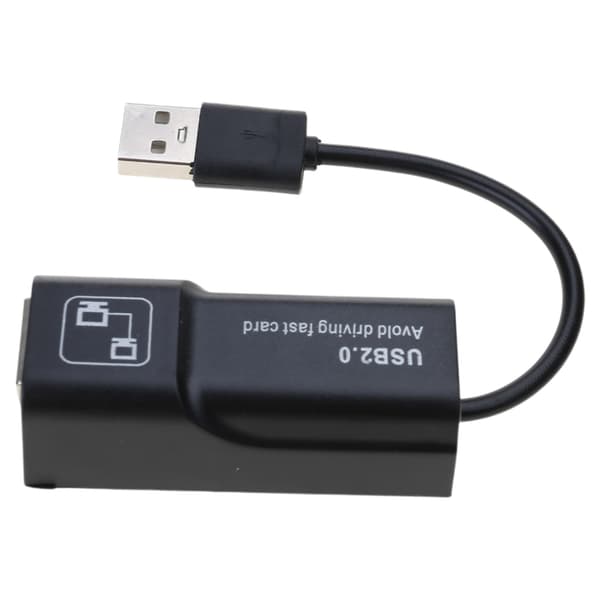 USB til Ethernet-adapter USB 2.0 til 10/100mbps LAN Nettverksadapter Ethernet