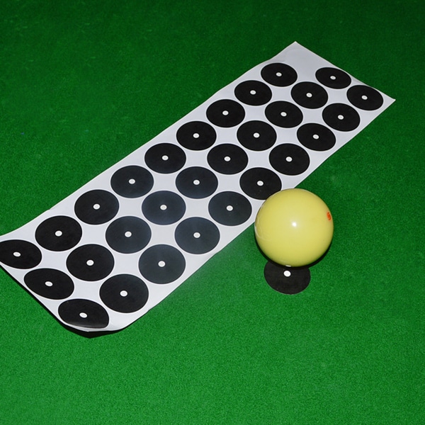 96st Biljardbordsmarkör Prickar Biljard Point Stickers Snooker Spots Snooker Pool Ball Position Marker Stickers Tillbehör B