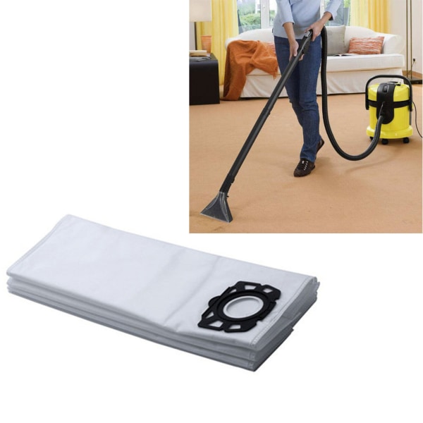 Dammsugare Ersättningsdammpapperspåsar Dammsugarpåse för Karcher MV4 MV5 MV6 WD4 WD5 WD6 Dammsugardammpåsar
