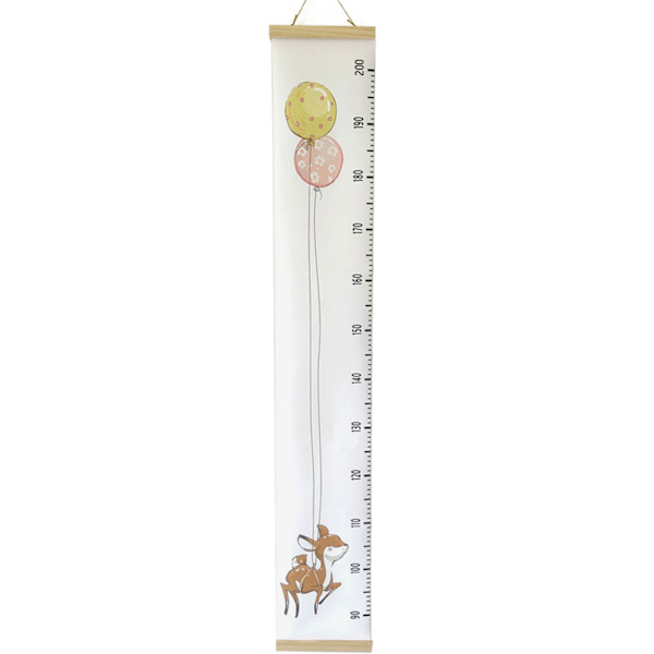 Nordic Children Height Linjal Hängande tillväxtdiagram Kids Growth Measuring Linjal null - Elephant balloon