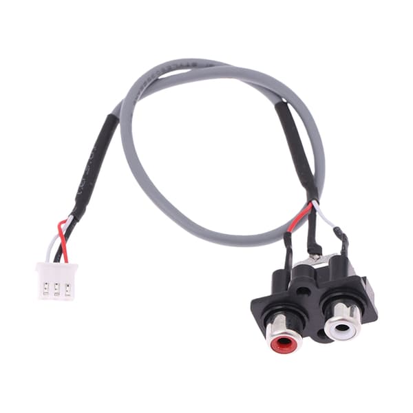 Studiokvalitets lydinterfaceskabel 2RCA til XH2.54MM 3Pin til lydsystemer